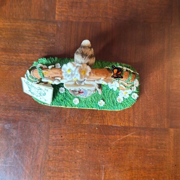 Charming Tails by Fitz and Floyd 6” The Alter Of Love Racoon Love Couple Forever - Picture 2 of 9